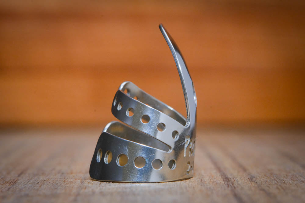 ProPik Extra Comfortable Split Wrap Fingerpicks 2 angled side