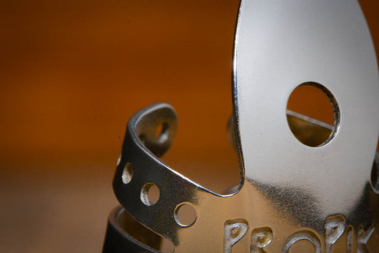 ProPik Extra Comfortable Split Wrap Fingerpicks 2 angled close