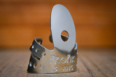 ProPik Extra Comfortable Split Wrap Fingerpicks 3 angled front
