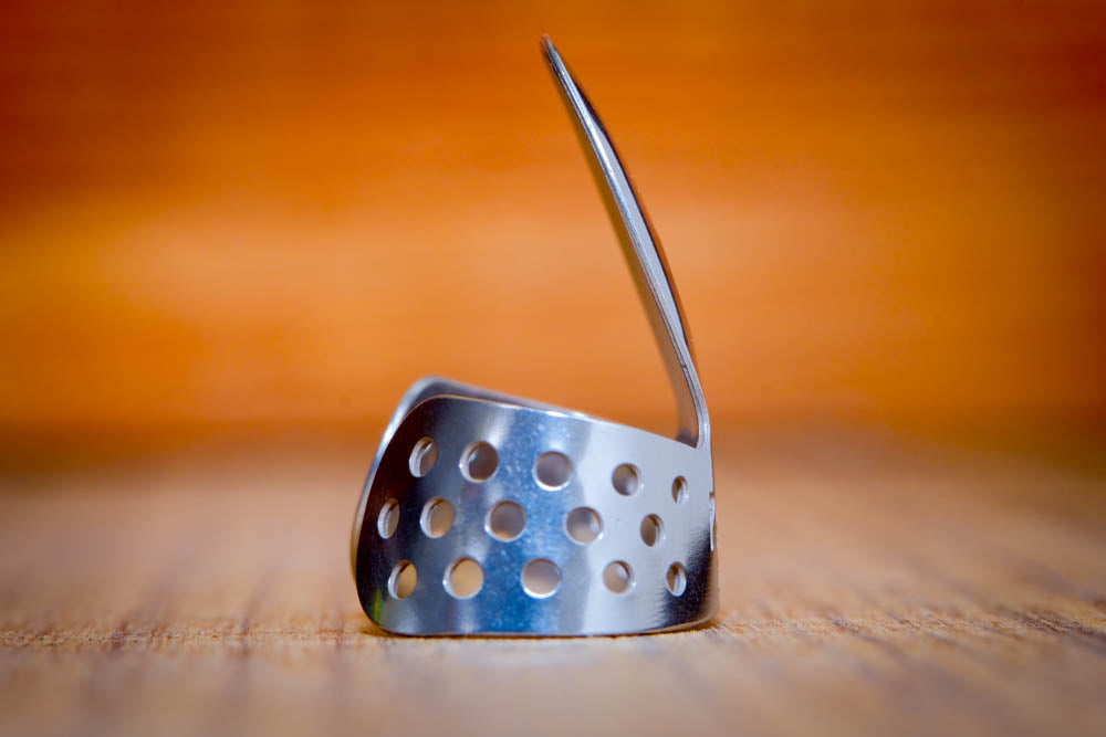 ProPik Stainless Steel Fingerpicks single wrap side