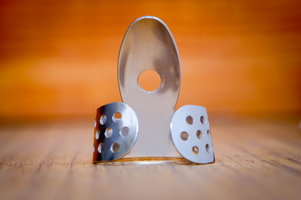 ProPik Stainless Steel Fingerpicks single wrap back