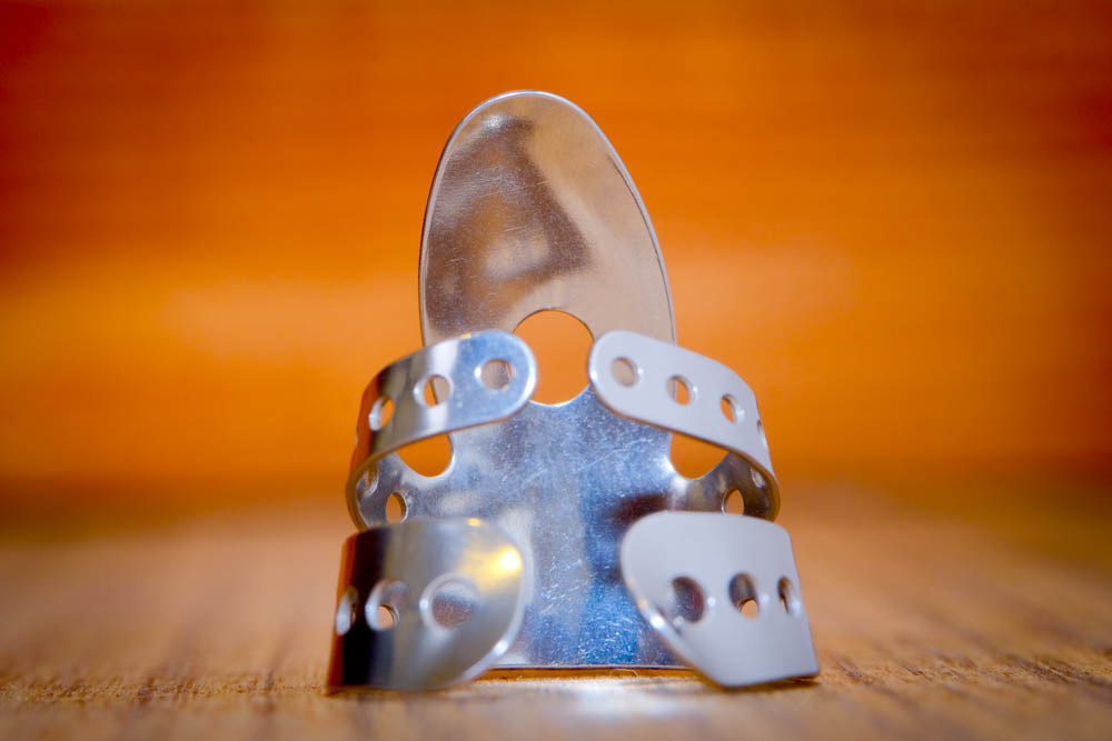 ProPik Stainless Steel Fingerpicks split wrap angled back
