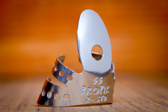 ProPik Stainless Steel Fingerpicks Single Wrap Straight